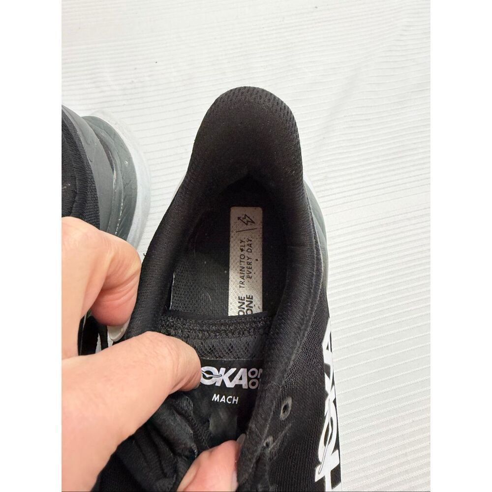 Hoka One One Mach 4 Black Dark Shadow 1113529 BDSD Women's Size 9B - Picture 4 of 12
